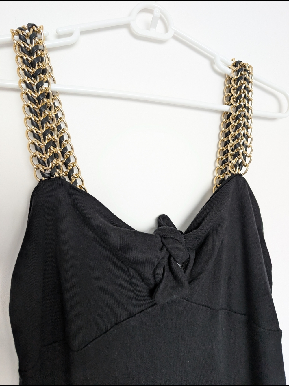 Maxi Dress with Chain-Strap Detail